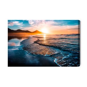 Peinture sur toile Coucher De Soleil Et Mer – Image 2