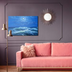 Peinture sur toile Vagues En Mer – Image 4