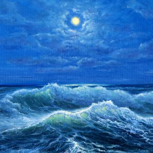 Peinture sur toile Vagues En Mer – Image 1