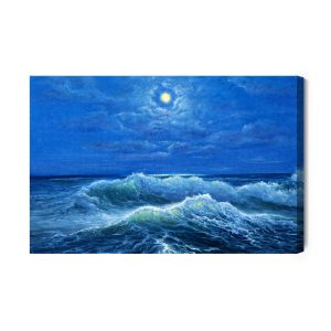 Peinture sur toile Vagues En Mer – Image 2