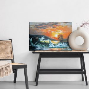 Peinture sur toile Mer Et Coucher De Soleil Pittoresques – Image 6