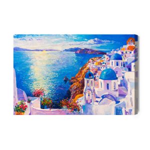 Peinture sur toile Mer En Grèce – Image 2