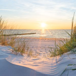 Peinture sur toile Plage De Dunes De Sable De La Mer – Image 1