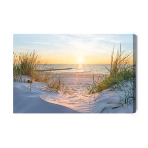 Peinture sur toile Plage De Dunes De Sable De La Mer – Image 2