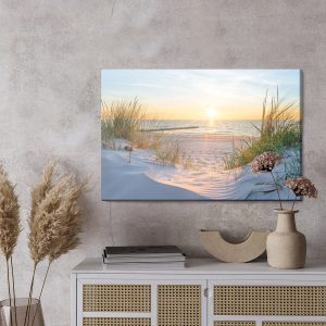 Peinture sur toile Plage De Dunes De Sable De La Mer – Image 3