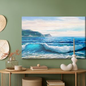 Peinture sur toile Mer, Montagnes Et Ciel – Image 5