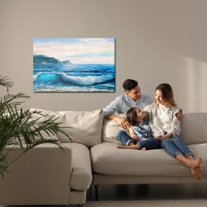 Peinture sur toile Mer, Montagnes Et Ciel – Image 7