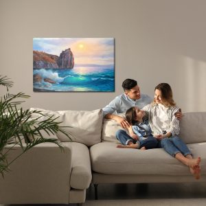 Peinture sur toile La Mer Le Matin – Image 7