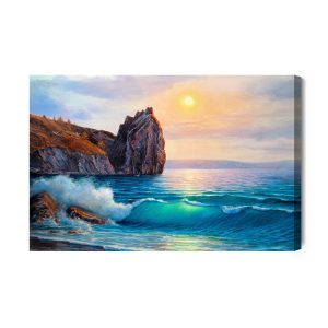 Peinture sur toile La Mer Le Matin – Image 2