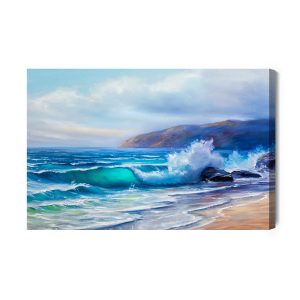 Peinture sur toile Mer Tropicale Et Plage – Image 2