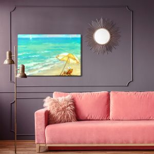 Peinture sur toile Plage Et Mer Ensoleillées – Image 4