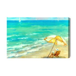 Peinture sur toile Plage Et Mer Ensoleillées – Image 2