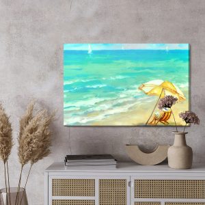 Peinture sur toile Plage Et Mer Ensoleillées – Image 3