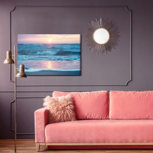 Peinture sur toile Lever Du Soleil À La Mer – Image 4