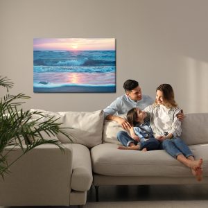 Peinture sur toile Lever Du Soleil À La Mer – Image 7