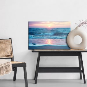 Peinture sur toile Lever Du Soleil À La Mer – Image 6