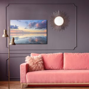 Peinture sur toile Reflet Miroir Des Nuages ​​Dans La Mer – Image 4