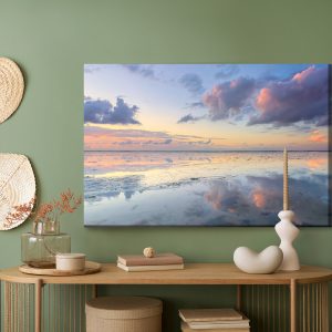 Peinture sur toile Reflet Miroir Des Nuages ​​Dans La Mer – Image 5