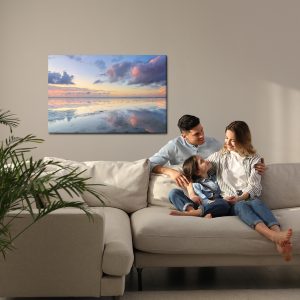 Peinture sur toile Reflet Miroir Des Nuages ​​Dans La Mer – Image 7