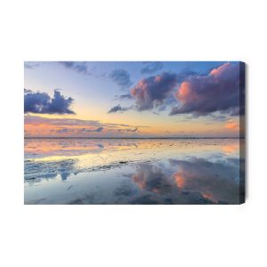Peinture sur toile Reflet Miroir Des Nuages ​​Dans La Mer – Image 2