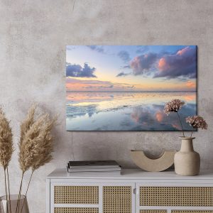 Peinture sur toile Reflet Miroir Des Nuages ​​Dans La Mer – Image 3