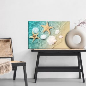 Peinture sur toile Étoiles Et Coquillages Dans La Mer – Image 6
