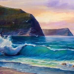 Peinture sur toile La Mer Le Matin – Image 1