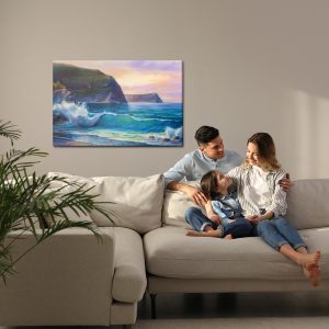 Peinture sur toile La Mer Le Matin – Image 7