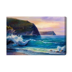 Peinture sur toile La Mer Le Matin – Image 2