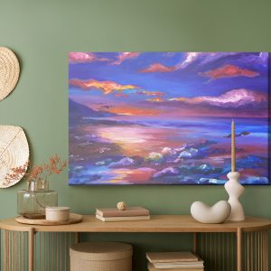 Peinture sur toile Paysage Marin Abstrait – Image 5