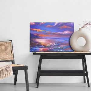 Peinture sur toile Paysage Marin Abstrait – Image 6