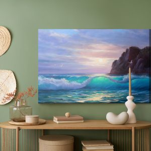Peinture sur toile La Mer À L'aube – Image 5
