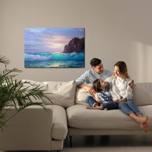 Peinture sur toile La Mer À L'aube – Image 7