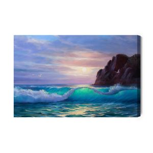 Peinture sur toile La Mer À L'aube – Image 2