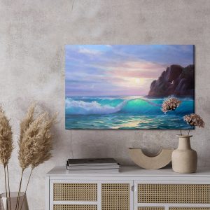 Peinture sur toile La Mer À L'aube – Image 3