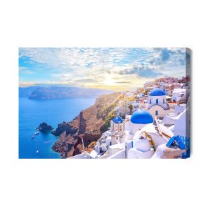 Peinture sur toile Mer Et Grèce Ensoleillée – Image 2