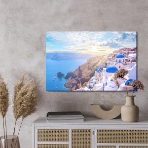 Peinture sur toile Mer Et Grèce Ensoleillée – Image 3