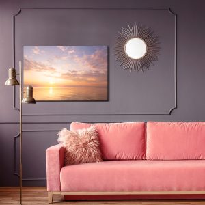 Peinture sur toile Paysage Marin Pastel – Image 4
