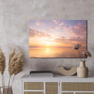 Peinture sur toile Paysage Marin Pastel – Image 3