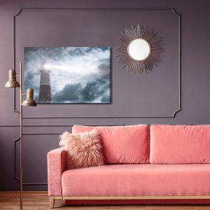 Peinture sur toile Mer De Neige Et Phare – Image 4