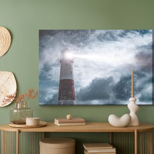 Peinture sur toile Mer De Neige Et Phare – Image 5