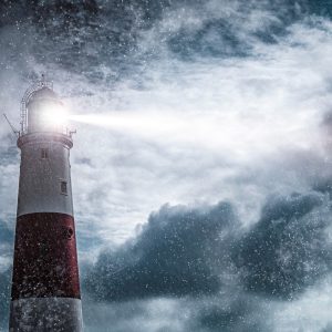 Peinture sur toile Mer De Neige Et Phare – Image 1