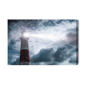 Peinture sur toile Mer De Neige Et Phare – Image 2
