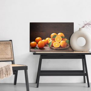 Peinture sur toile Oranges Fraîches Sur Planches – Image 6