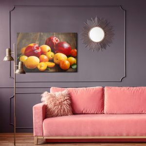 Peinture sur toile Nectarines Aux Abricots – Image 4