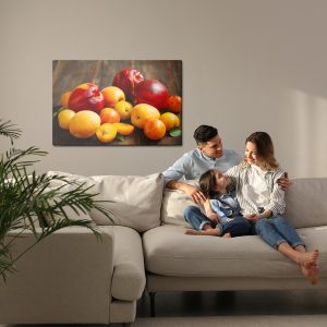 Peinture sur toile Nectarines Aux Abricots – Image 7