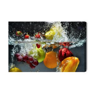 Peinture sur toile Fruits Dans L'eau – Image 2