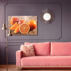 Peinture sur toile Oranges Rouges – Image 4