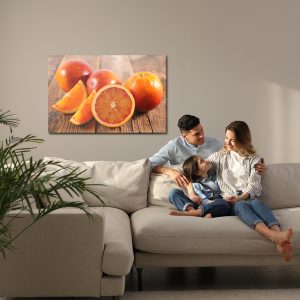 Peinture sur toile Oranges Rouges – Image 7