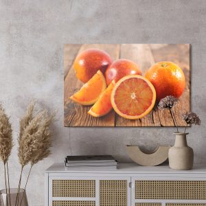 Peinture sur toile Oranges Rouges – Image 3